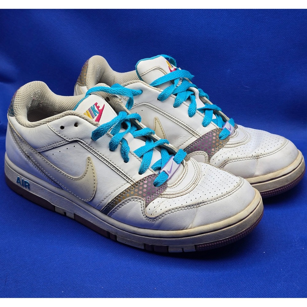 Nike Air Prestige Low White Teal Purple Polka Dot 394656-145 Womens 8.5 2010
